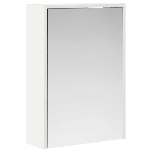 Badeværelsesspejlskab Hvid 43 x 16 x 62.5 cm Konstrueret træ