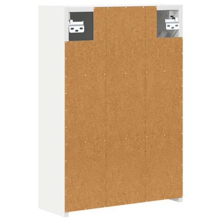Badeværelsesspejlskab Hvid 43 x 16 x 62.5 cm Konstrueret træ