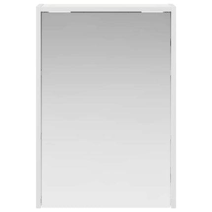 Badeværelsesspejlskab Hvid 43 x 16 x 62.5 cm Konstrueret træ