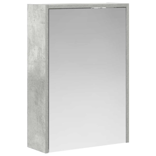 Badeværelsesspejlskab med hylde Beton Grå 43 x 16 x 62.5 cm