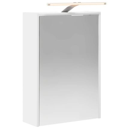 Badeværelsesspejlskab Hvid 43 x 16 x 62.5 cm Konstrueret træ