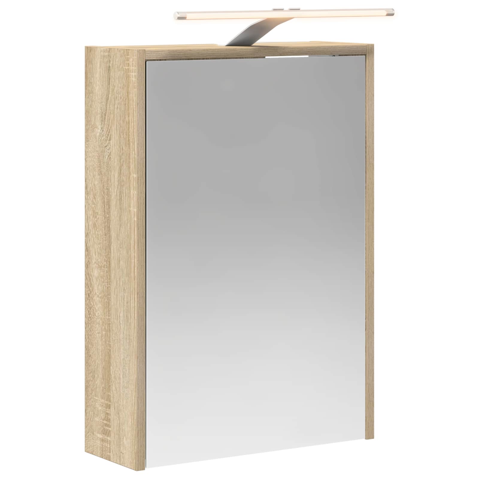 Badeværelsesspejlskab med hylde Sonoma eg 43 x 16 x 62.5 cm