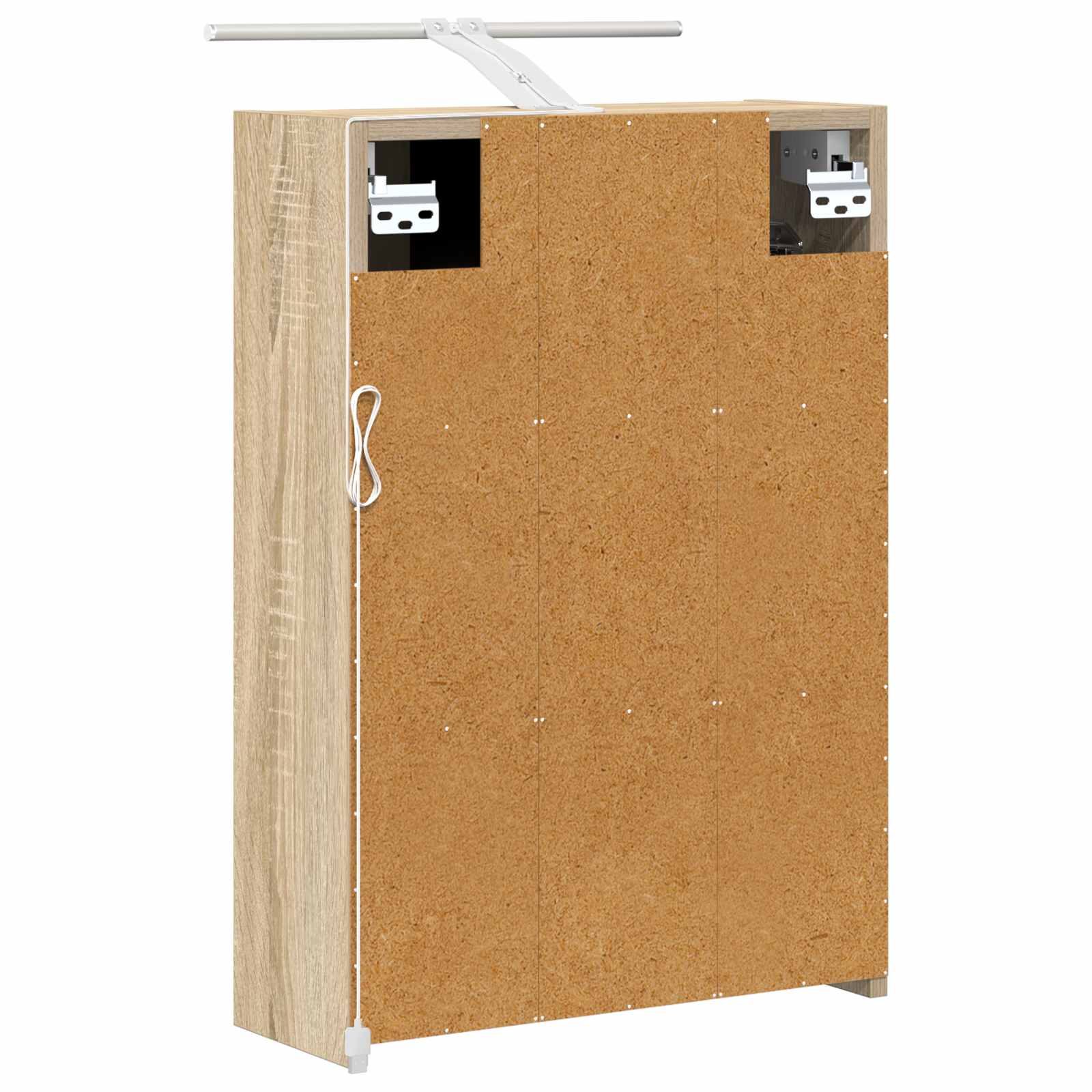 Badeværelsesspejlskab med hylde Sonoma eg 43 x 16 x 62.5 cm