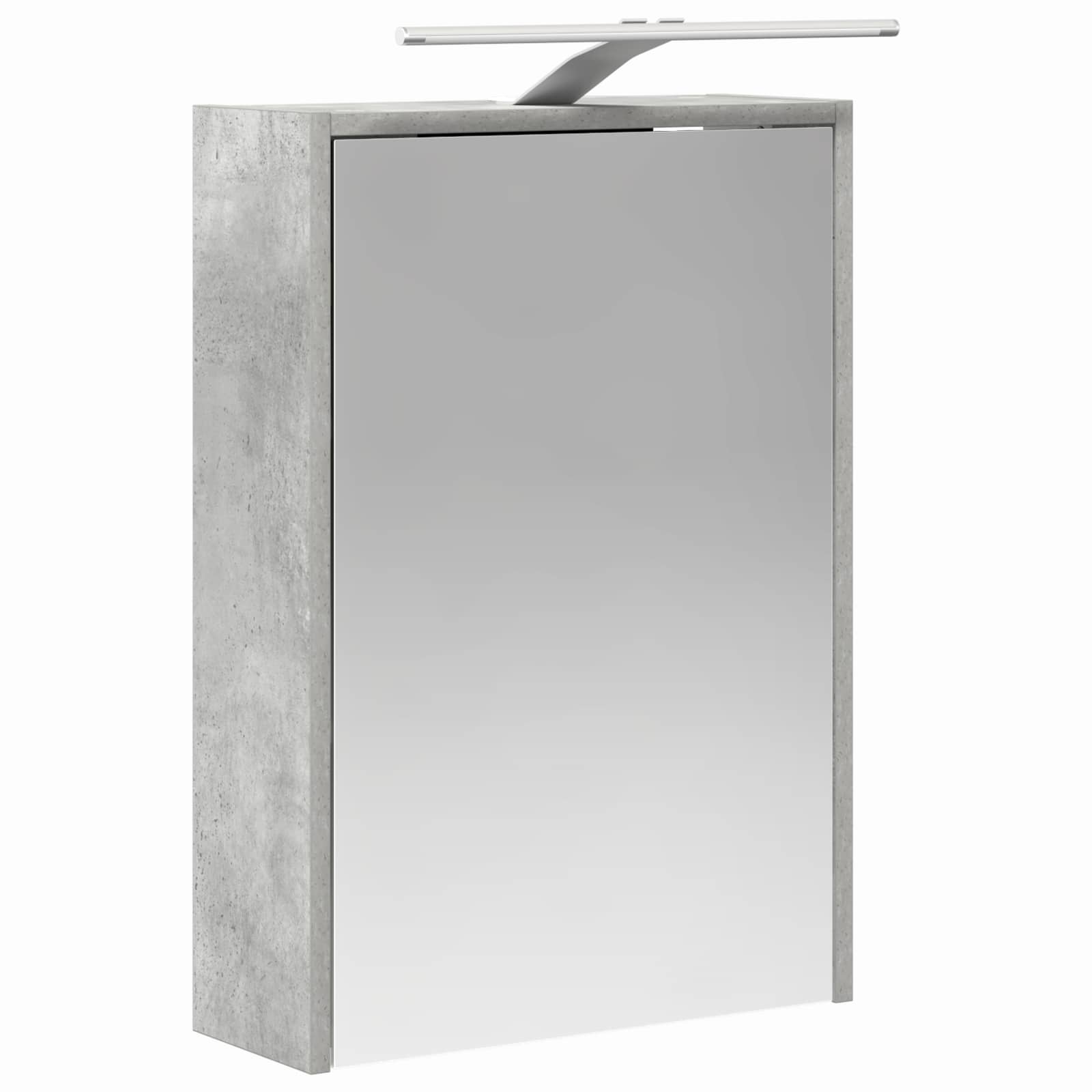Badeværelsesspejlskab med hylde Beton Grå 43 x 16 x 62.5 cm