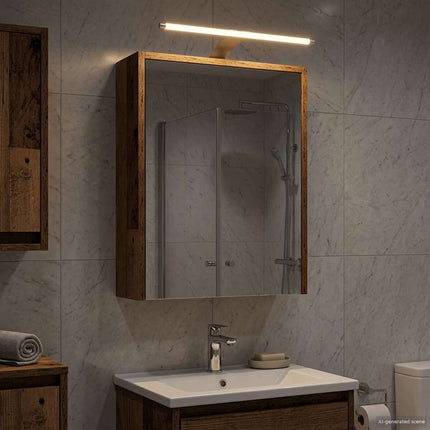 Badeværelsesspejlskab Gammelt træ 43 x 16 x 62.5 cm