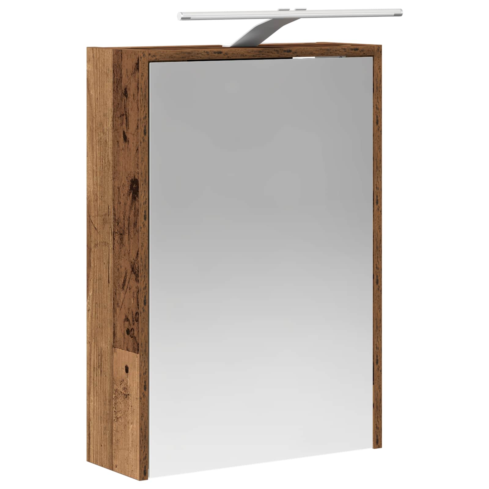 Badeværelsesspejlskab med hylde Gammelt træ 43 x 16 x 62.5 cm