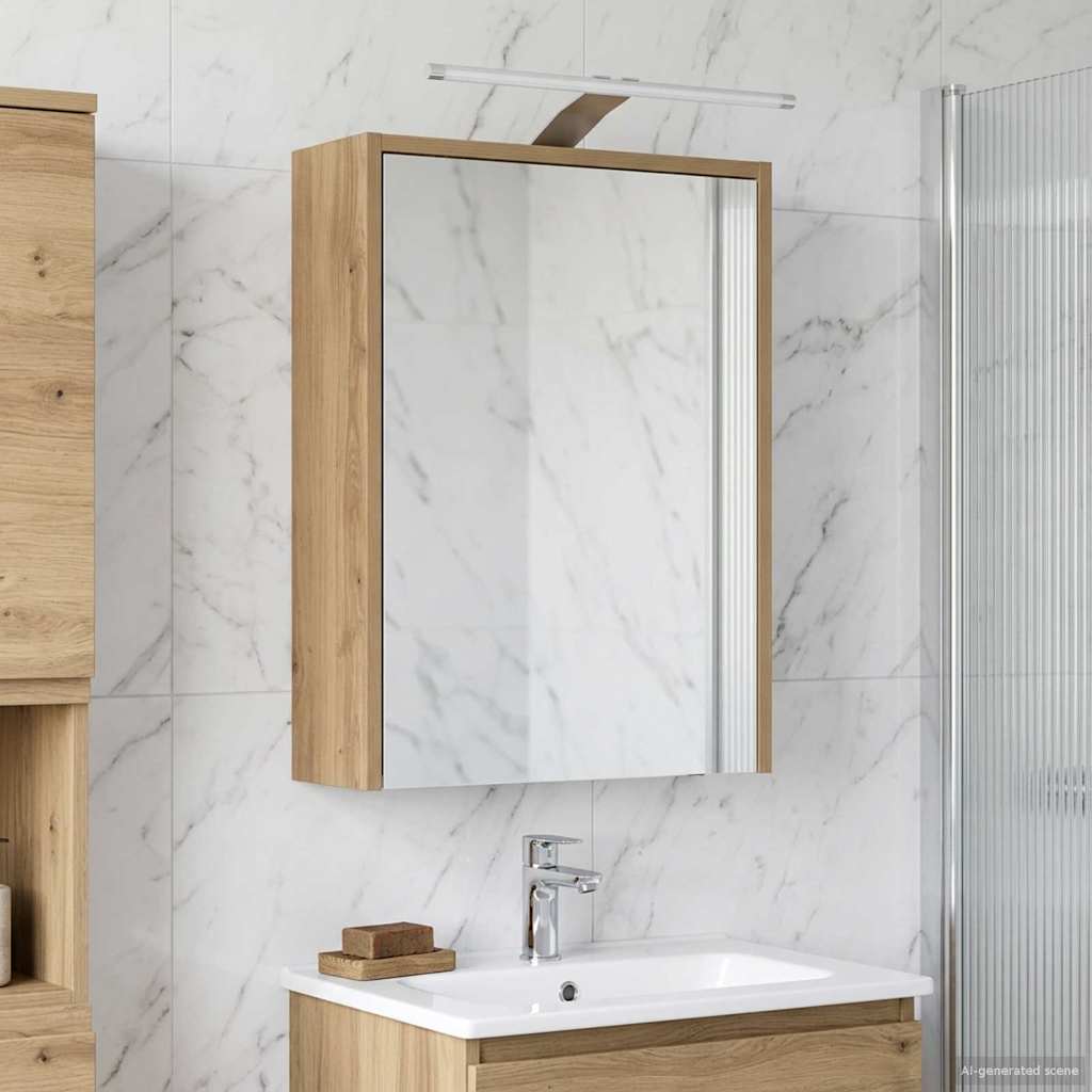 Badevrelsesspejlskab Artisan eg 43 x 16 x 62.5 cm