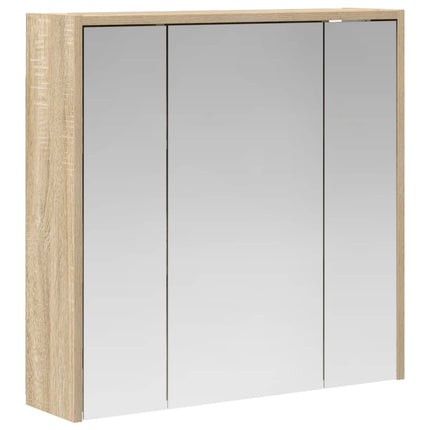 Badeværelsesspejlskab Sonoma eg 63,5 x 16 x 62,5 cm