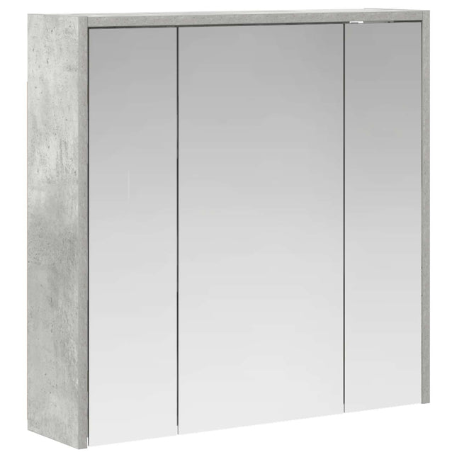 Badeværelsesspejlskab Beton Grå 63,5 x 16 x 62,5 cm