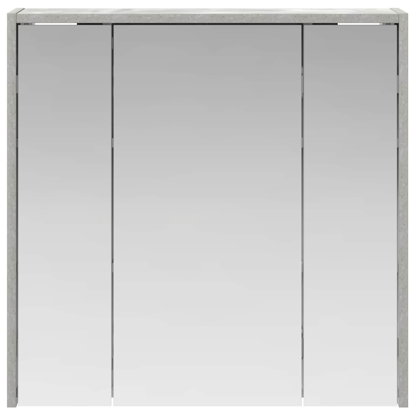 Badeværelsesspejlskab Beton Grå 63,5 x 16 x 62,5 cm