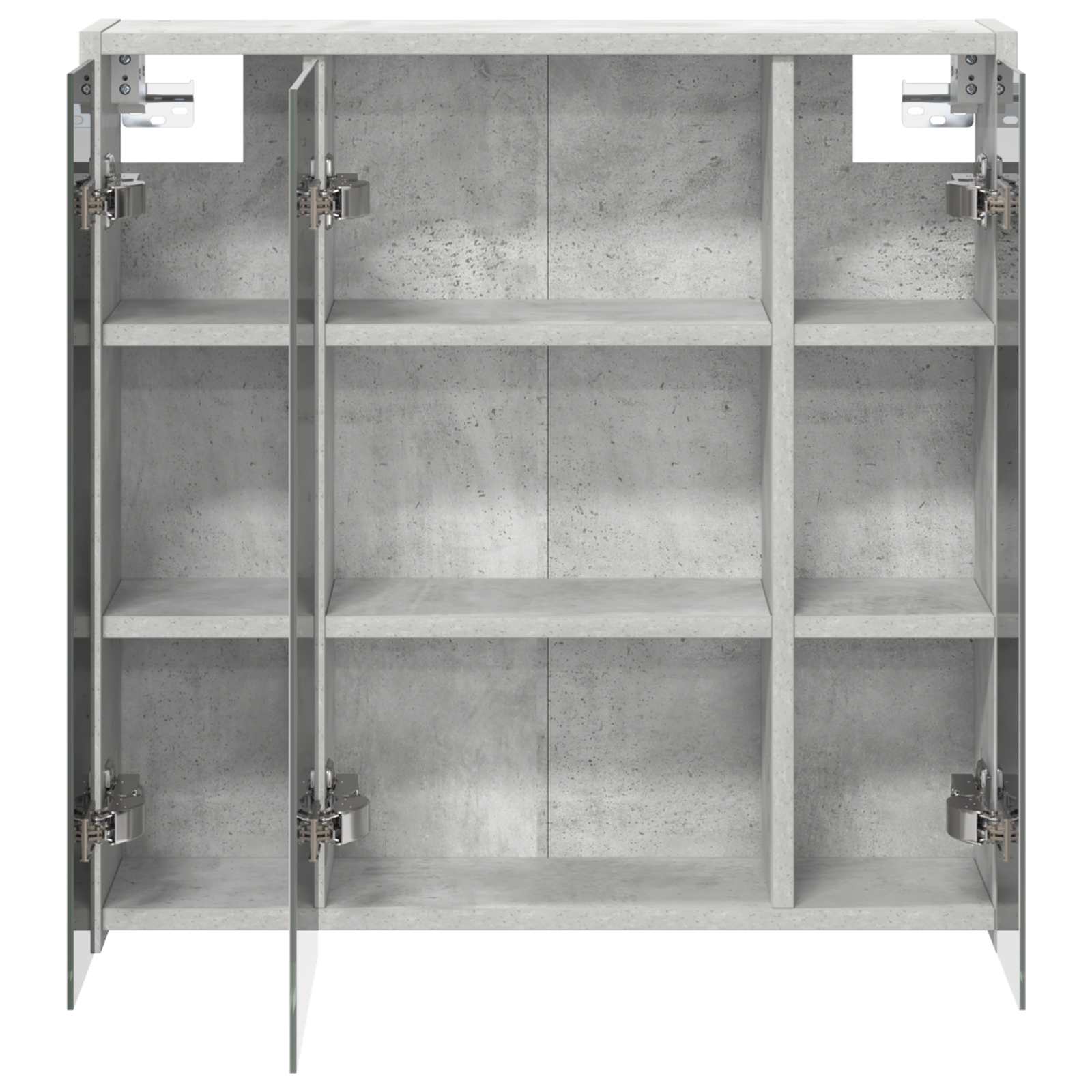 Badeværelsesspejlskab Beton Grå 63,5 x 16 x 62,5 cm