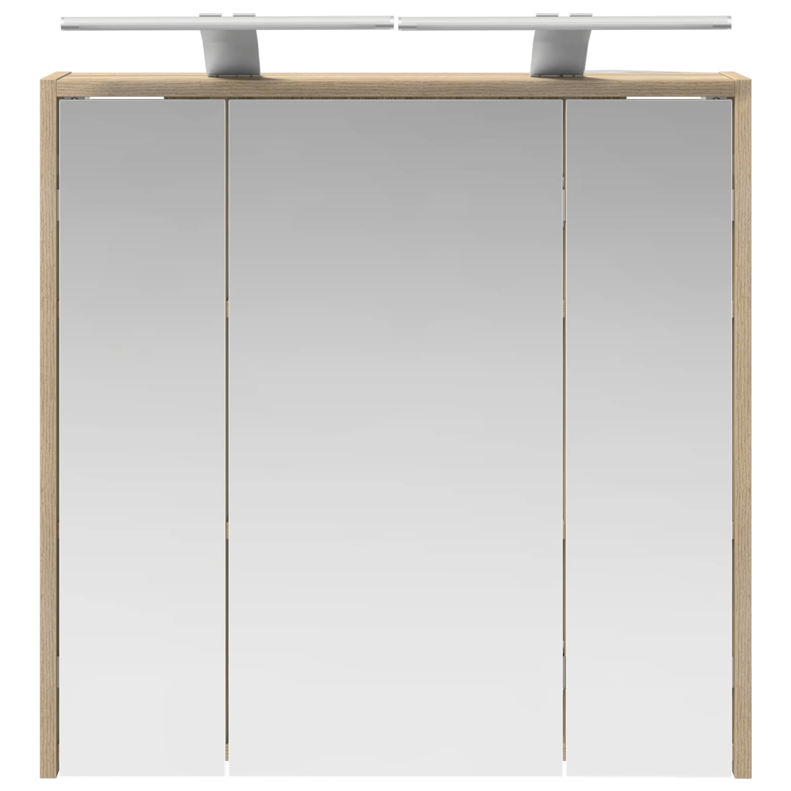 Badeværelsesspejlskab Sonoma eg 63,5 x 16 x 62,5 cm