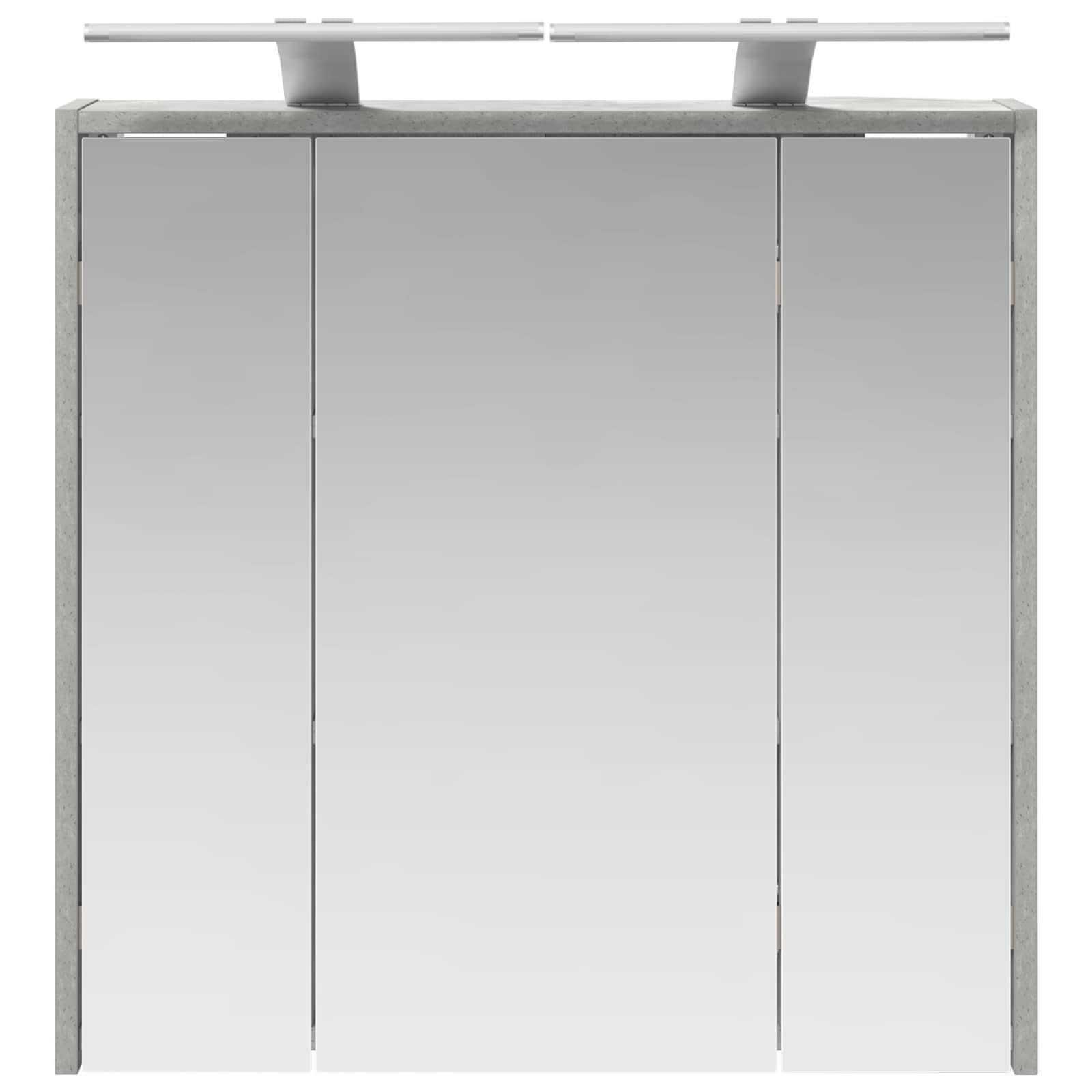 Badeværelsesspejlskab Beton Grå 63,5 x 16 x 62,5 cm