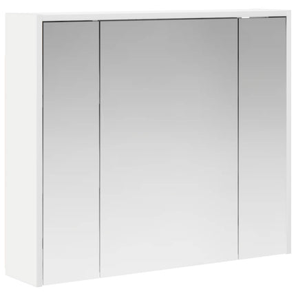 Badeværelsesspejlskab Hvid 73,5 x 16 x 62,5 cm Konstrueret træ