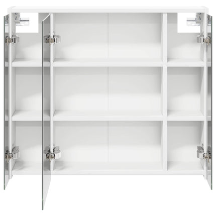 Badeværelsesspejlskab Hvid 73,5 x 16 x 62,5 cm Konstrueret træ