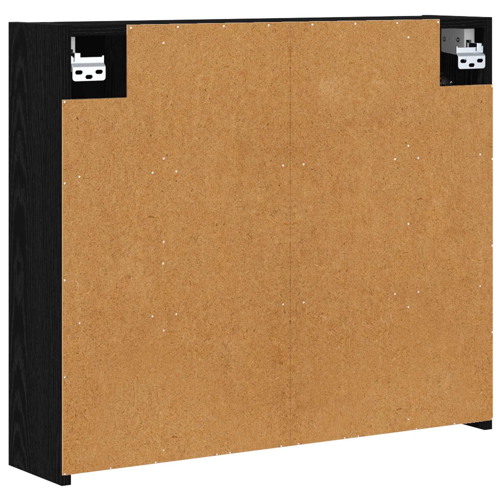 Badeværelsesspejlskab Sort eg 73,5 x 16 x 62,5 cm