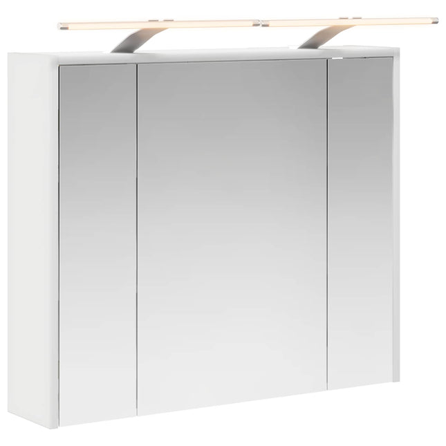 Badeværelsesspejlskab Hvid 73,5 x 16 x 62,5 cm Konstrueret træ