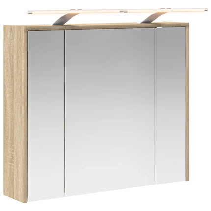 Badeværelsesspejlskab Sonoma eg 73,5 x 16 x 62,5 cm