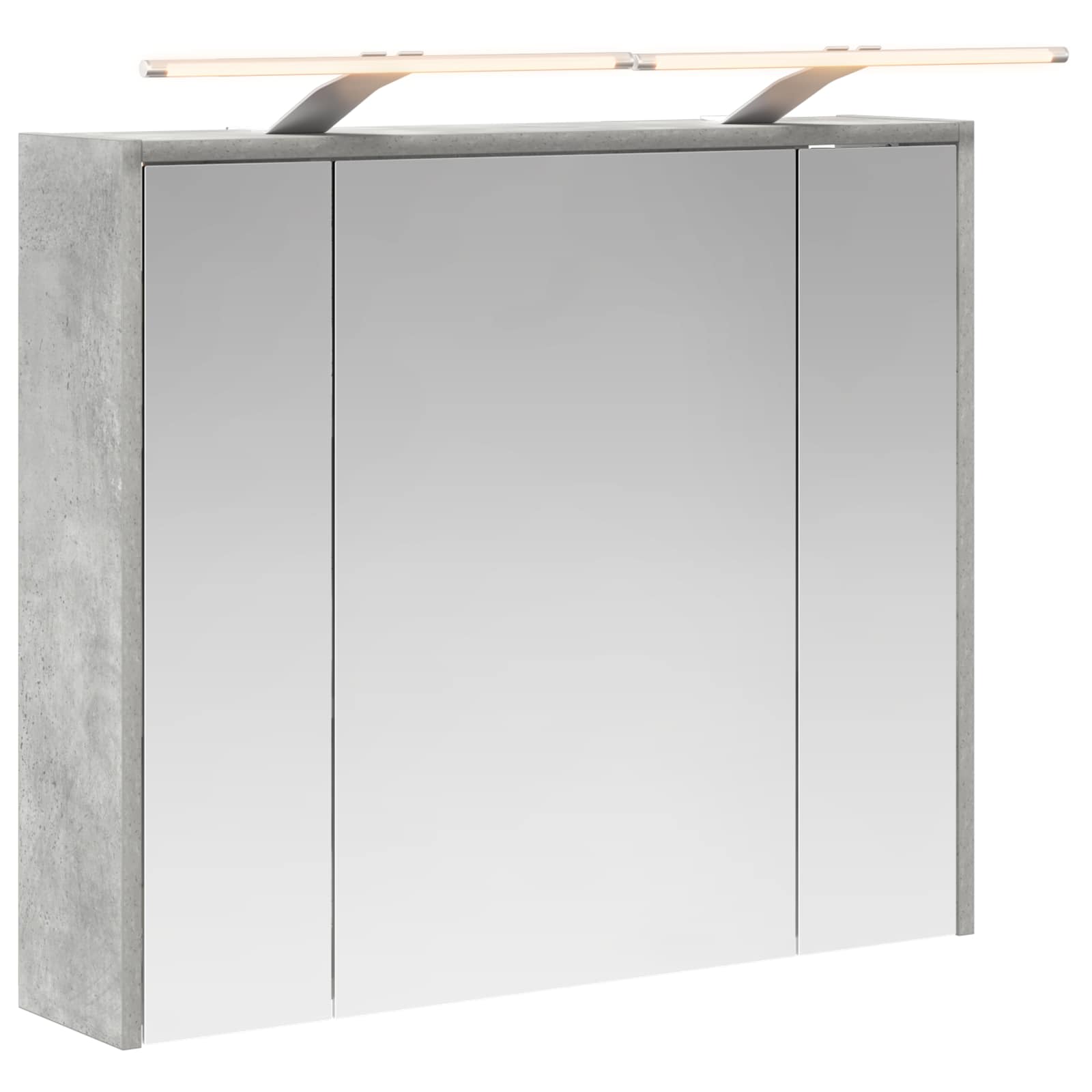 Badeværelsesspejlskab Beton Grå 73,5 x 16 x 62,5 cm