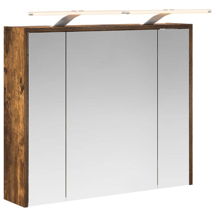 Badeværelsesspejlskab Røget eg 73,5 x 16 x 62,5 cm