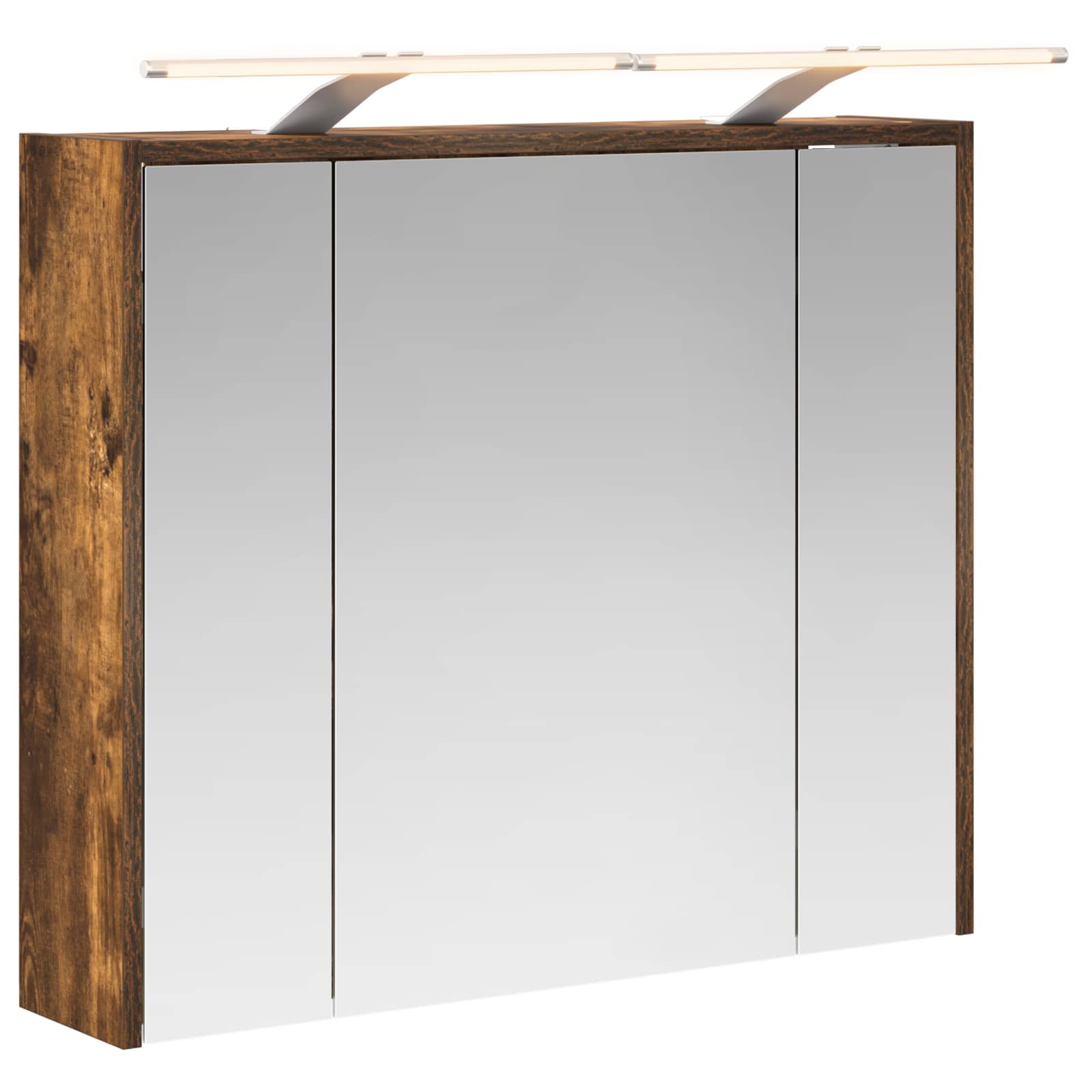 Badeværelsesspejlskab Røget eg 73,5 x 16 x 62,5 cm