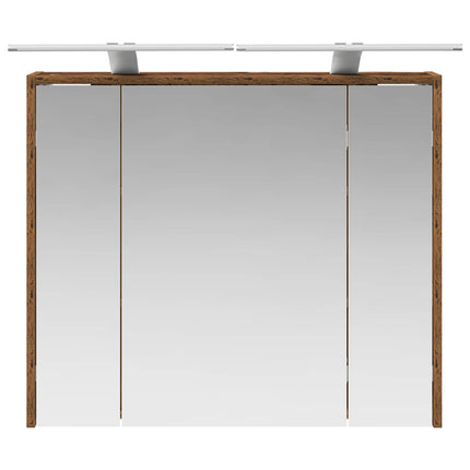 Badeværelsesspejlskab Gammelt træ 73,5 x 16 x 62,5 cm