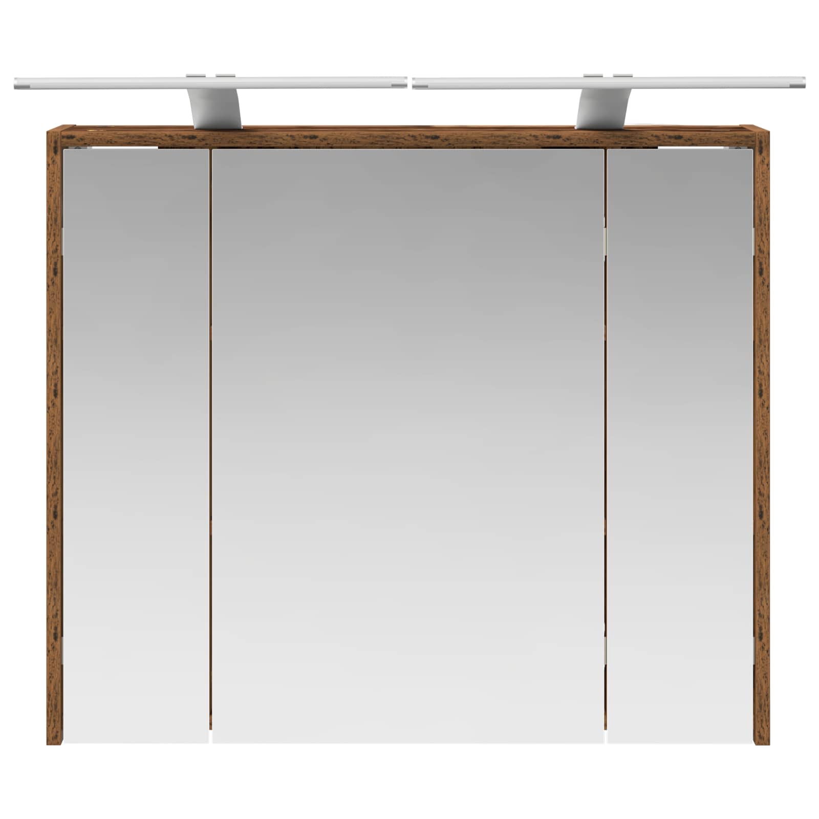 Badeværelsesspejlskab Gammelt træ 73,5 x 16 x 62,5 cm