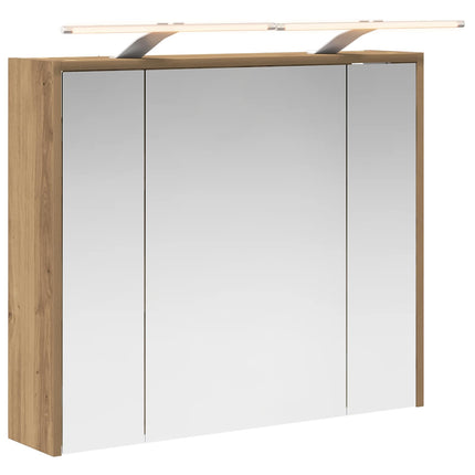Badeværelsesspejlskab Artisan-eg 73,5 x 16 x 62,5 cm