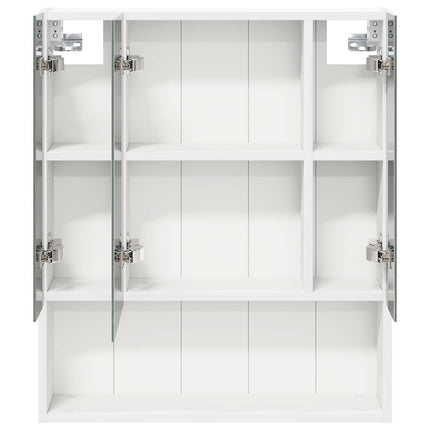Badeværelsesspejlskab Hvid 60 x 14.5 x 70 cm Konstrueret træ