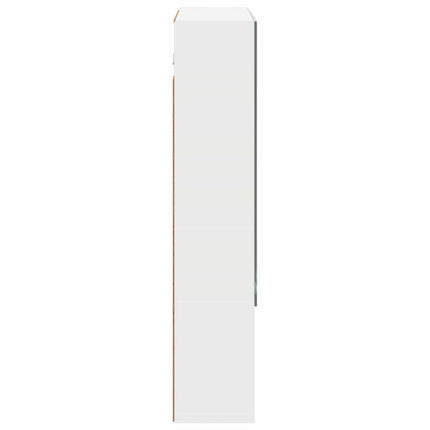 Badeværelsesspejlskab Hvid 60 x 14.5 x 70 cm Konstrueret træ