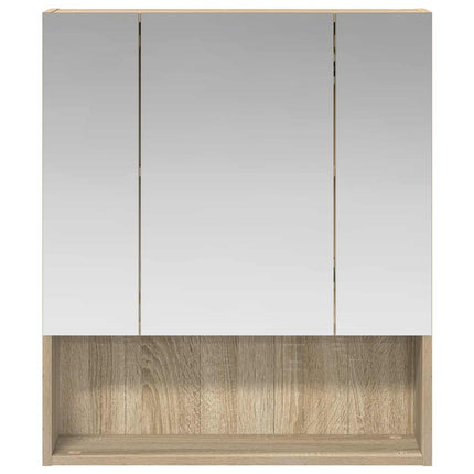 Badeværelsesspejlskab Sonoma eg 60 x 14.5 x 70 cm
