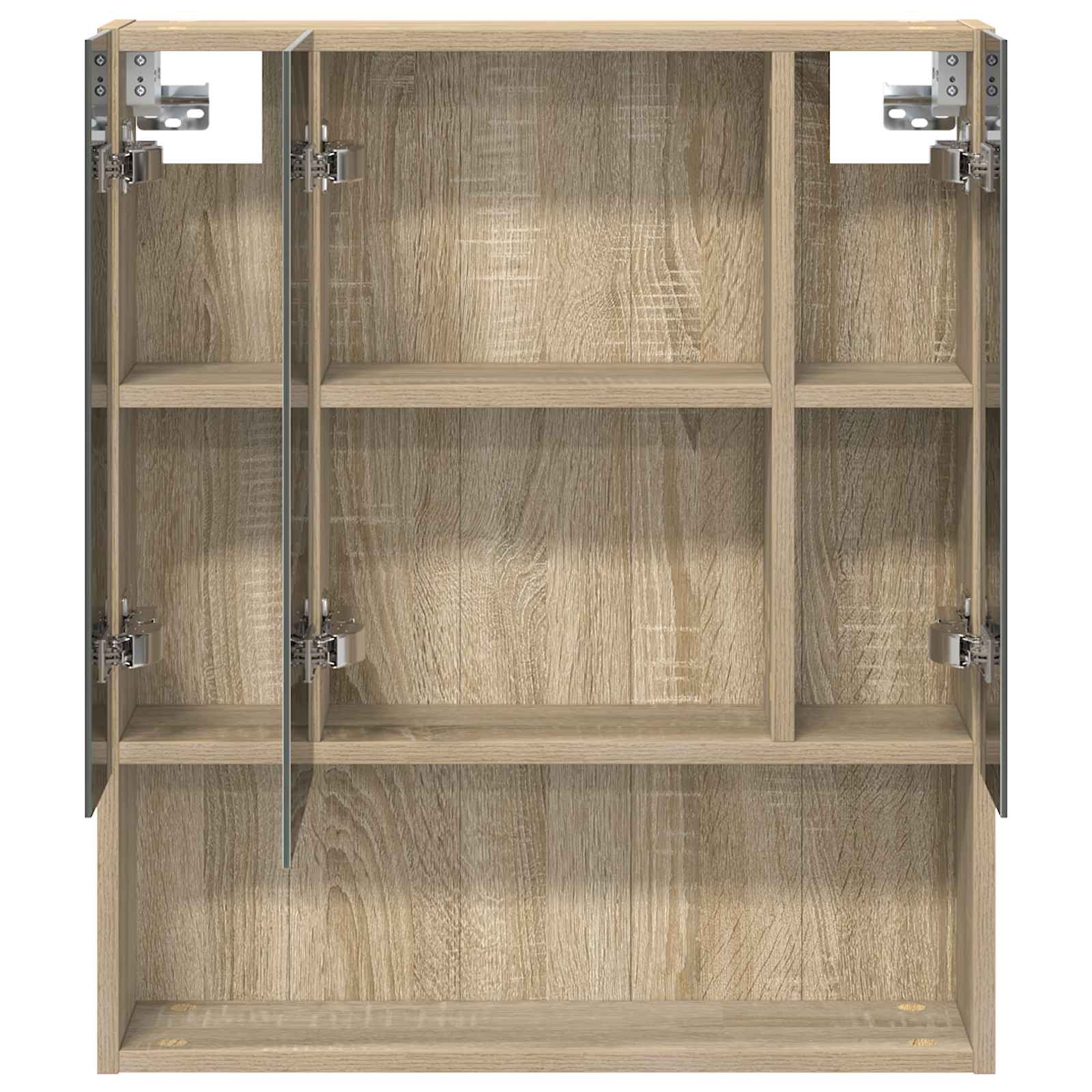 Badeværelsesspejlskab med hylde Sonoma eg 60 x 14.5 x 70 cm