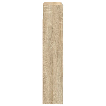 Badeværelsesspejlskab Sonoma eg 60 x 14.5 x 70 cm