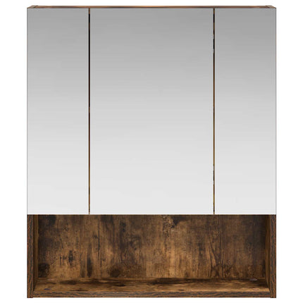 Badeværelsesspejlskab med hylde Røget eg 60 x 14.5 x 70 cm
