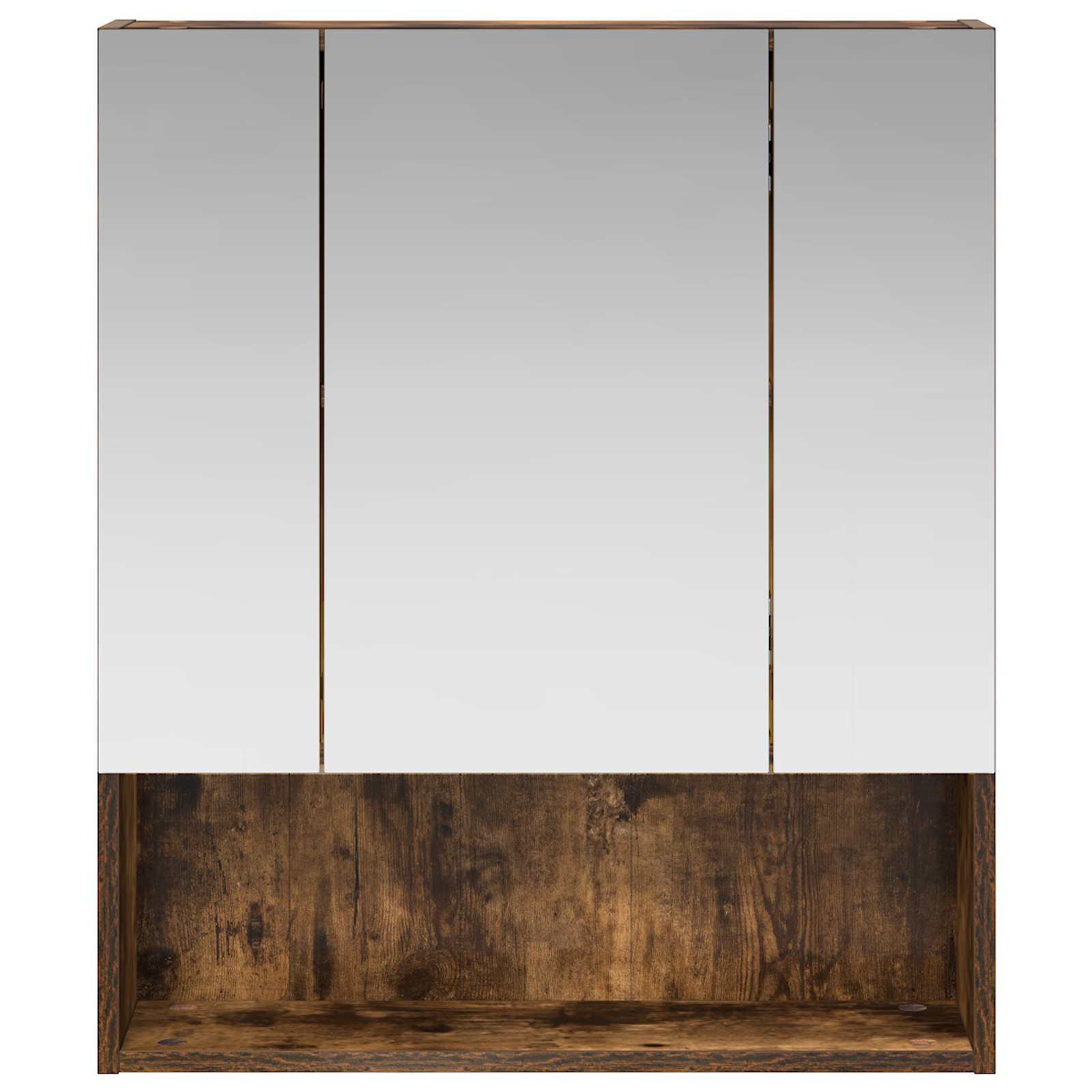 Badeværelsesspejlskab med hylde Røget eg 60 x 14.5 x 70 cm