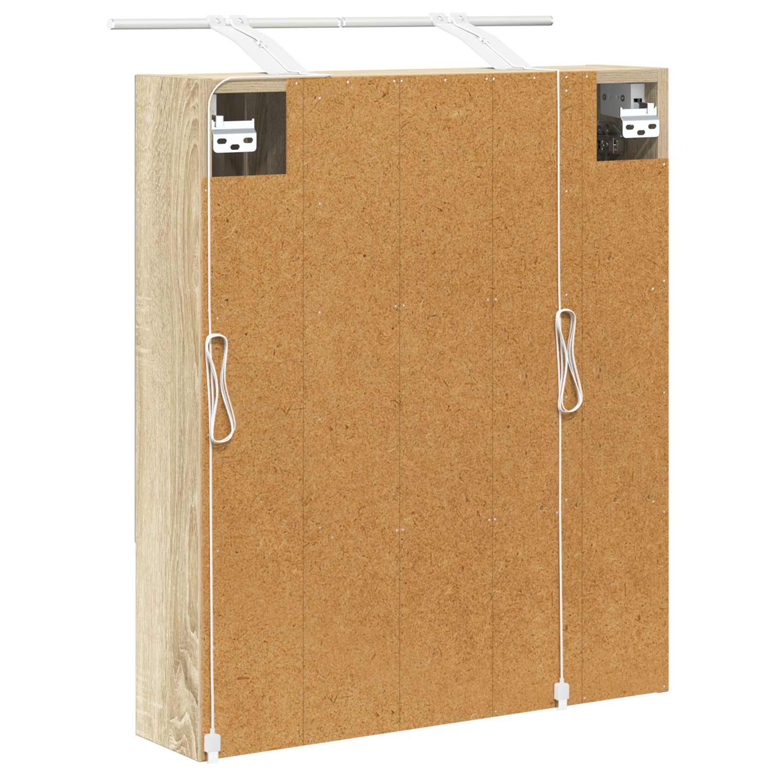 Badeværelsesspejlskab med hylde Sonoma eg 60 x 14.5 x 70 cm