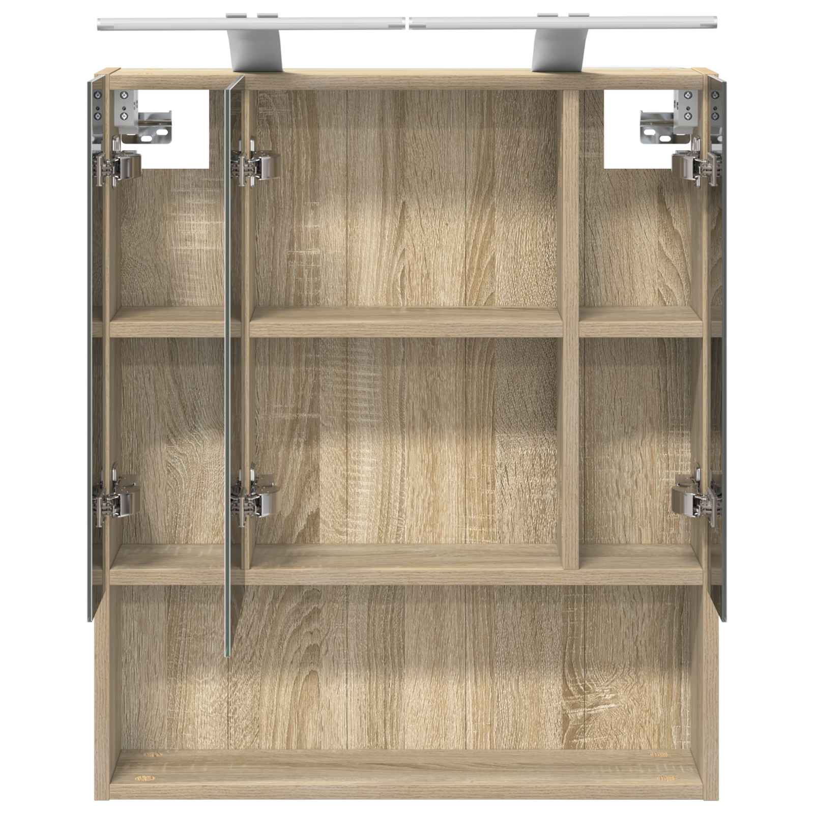 Badeværelsesspejlskab med hylde Sonoma eg 60 x 14.5 x 70 cm