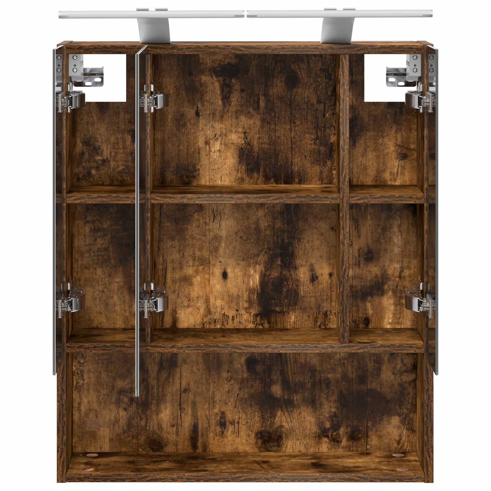 Badeværelsesspejlskab med hylde Røget eg 60 x 14.5 x 70 cm