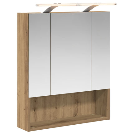 Badeværelsesspejlskab Artisan eg 60 x 14.5 x 70 cm