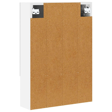 Badeværelsesspejlskab Hvid 50 x 14,5 x 70 cm Konstrueret træ