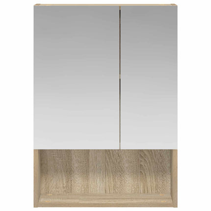 Badeværelsesspejlskab Sonoma eg 50 x 14,5 x 70 cm