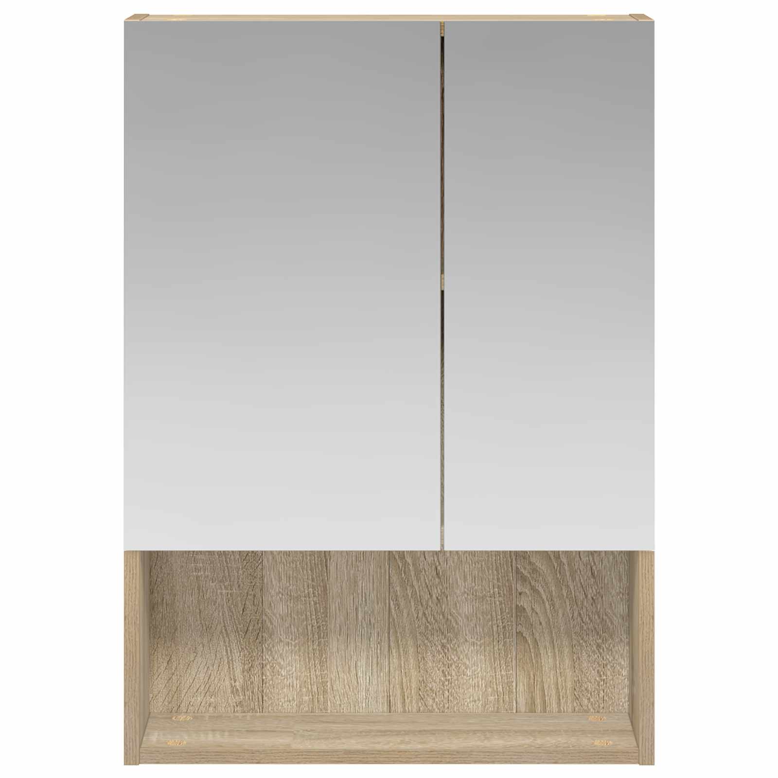 Badeværelsesspejlskab med hylde Sonoma eg 50 x 14,5 x 70 cm