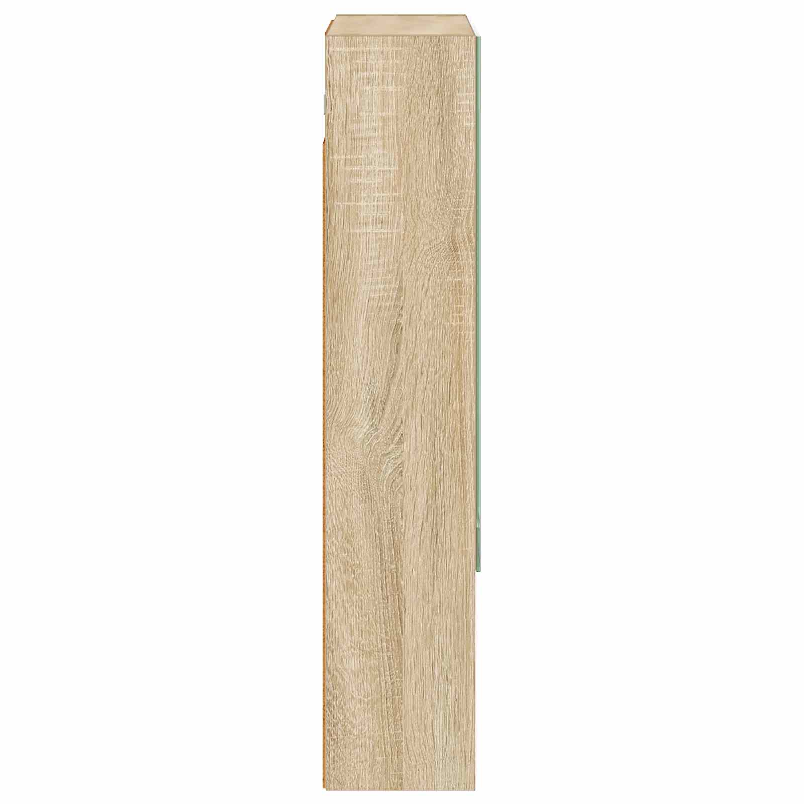 Badeværelsesspejlskab med hylde Sonoma eg 50 x 14,5 x 70 cm