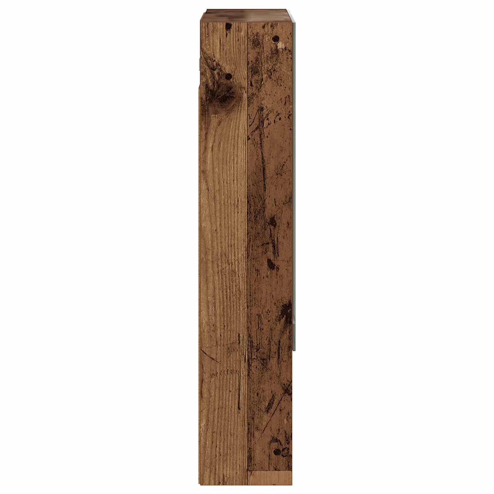 Badeværelsesspejlskab med hylde Gammelt træ 50 x 14,5 x 70 cm