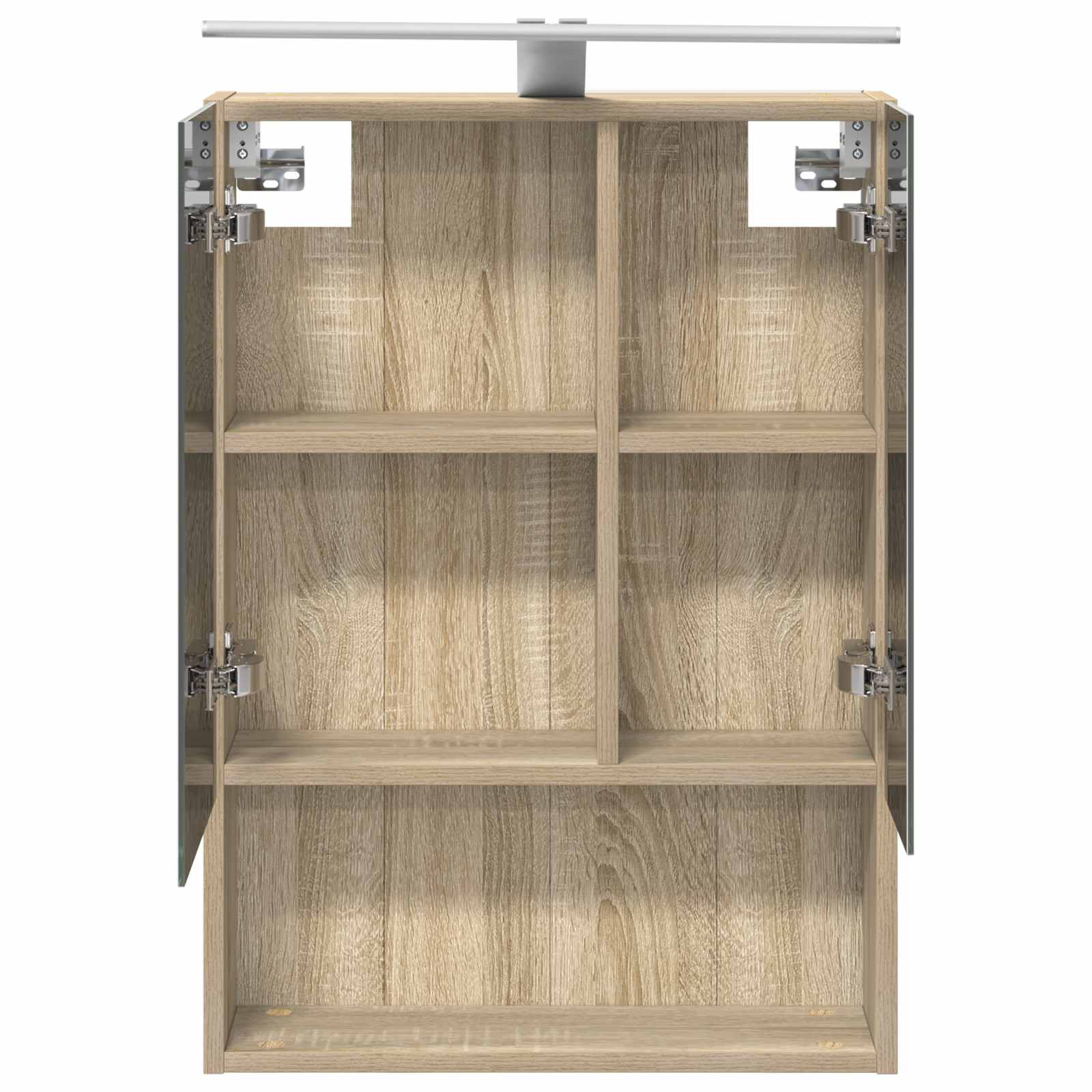 Badeværelsesspejlskab med hylde Sonoma eg 50 x 14,5 x 70 cm