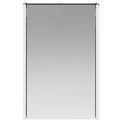 Badeværelsesspejlskab Sort eg 33 x 11,5 x 50 cm Konstrueret træ