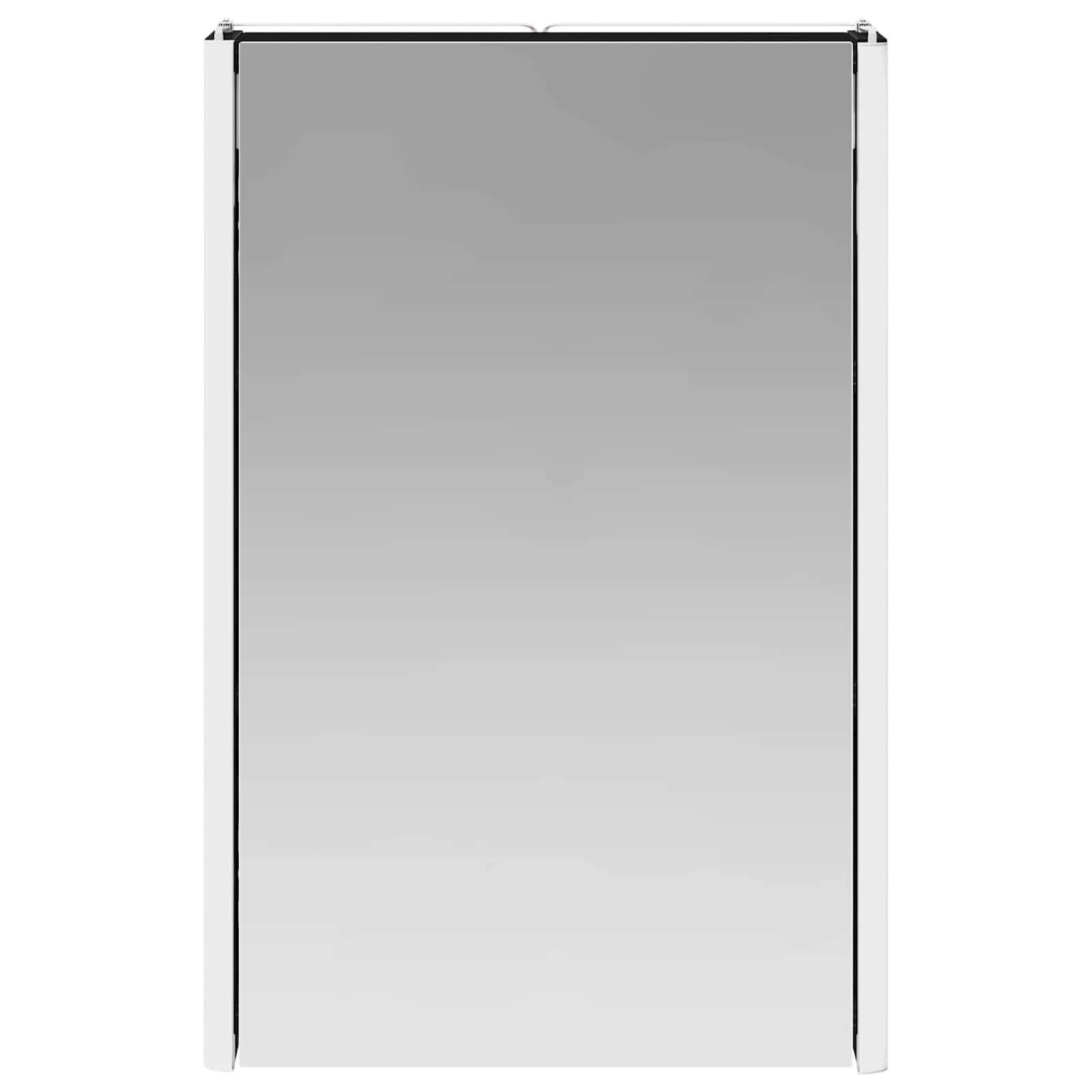 Badeværelsesspejlskab Sort eg 33 x 11,5 x 50 cm Konstrueret træ