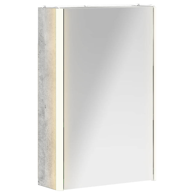 Badeværelsesspejlskab Beton Grå 33 x 11,5 x 50 cm