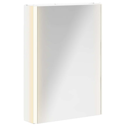 Badeværelsesspejlskab Hvid 43 x 11,5 x 60,5 cm Konstrueret træ