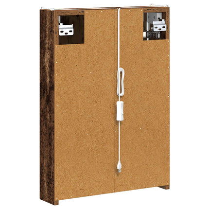 Badeværelsesspejlskab Gammelt træ 43 x 11,5 x 60,5 cm